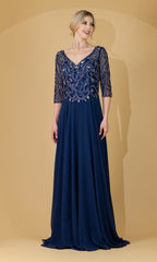 Long Formal Dress 7046 by Amelia Couture