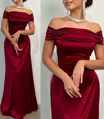 Sexy Mermaid Off The Shoulder Red Formal Gown 23rd Birthday Dress Evening Dress Ideas 20th Birthday Outfits For Women AB2002