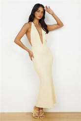 Tainted Love Maxi Dress Yellow