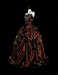 Vintage 1780s Ball Gown Spaghetti Straps Sleeveless With Beadings Long Prom Dresses N1603