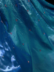 Beautiful Prom Dresses Mermaid Strapless Blue With Beaded Long Formal Gown N2928