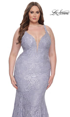 La Femme 31118 Plus-Size Formal Prom Dress