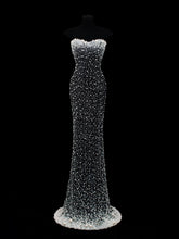 Affordable Sequin 1950s Formal Mermaid Sweetheart With Beaded Pearls Style Impress Long Prom Dresses Party Formal Gowns SA018