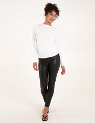 Balloon Sleeve Knit Jumper