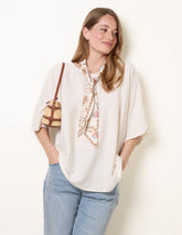 Scarf Viscose Top