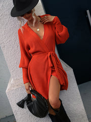 AERILYN KNIT CARDRESS - ORANGE