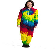 Adult Tie Dye Onsie (Includes Mcauliffe logo down leg & left chest)