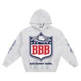 Bad Bunny Bowl Fleeced Boxy Hoodie