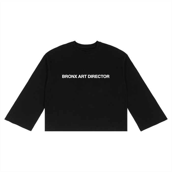 Bronx Art Director Unisex Waffle Raw Edge T-Shirt Alt Colorway by Bronx Native for New York summer