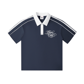 Bronx Coded Contrast Collar Short-Sleeve Polo Shirt by Bronx Native, Summer 2026 polos with BX pride and New York streetwear energy