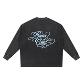 Bronx Coded Mineral Wash Waffle Oversized T-Shirt by Bronx Native for New York summer
