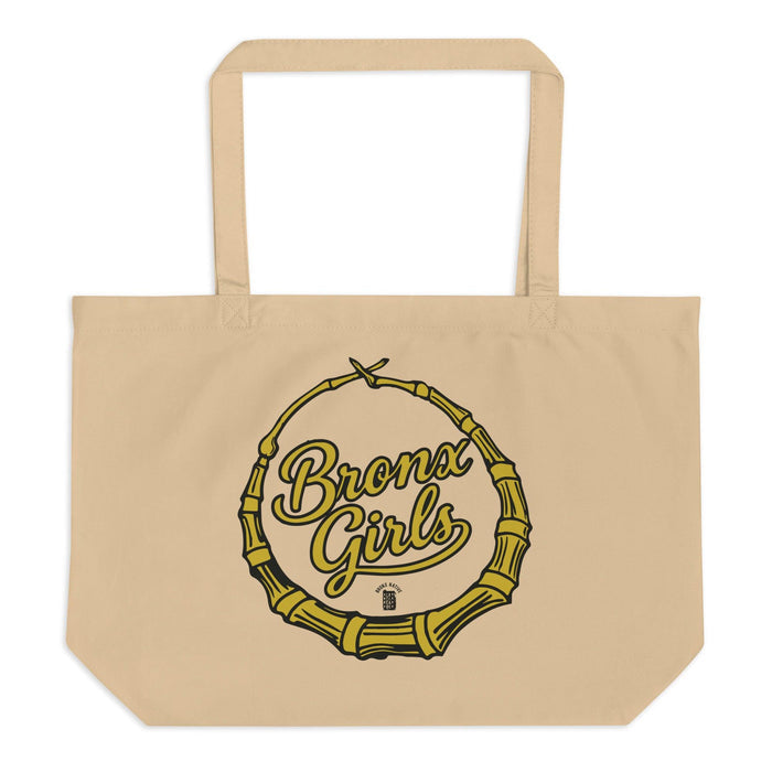 Bronx Girls Large Organic Tote Bag by Bronx Native