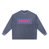 BRONX Mineral Wash Waffle Oversized T-Shirt by Bronx Native for New York summer