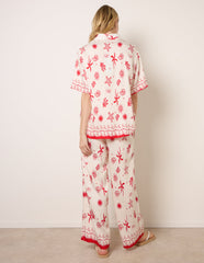 Co-Ord Set With Marine-Inspired Print