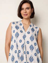 Floral Print A Line Dress