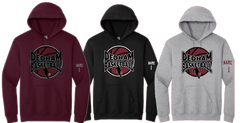 Dedham Metrowest Hooded Sweatshirt Basketball Player Logo(Black,Maroon,Grey)