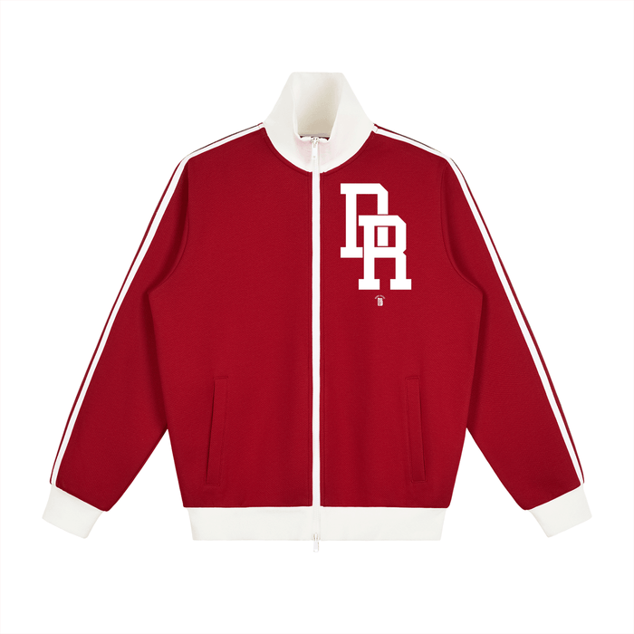 DR Independence Contrast Side Stripe Fleece Track Jacket by Bronx Native for New York summer