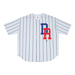 DR Pinstripe Baseball Jersey by Bronx Native