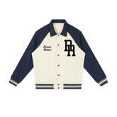 DR x Bronx Native Contrast Raglan Sleeve Baseball Jacket by Bronx Native for New York summer
