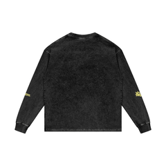 El Bronx Acid Wash Oversize Long Sleeve T-Shirt by Bronx Native for New York summer