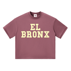 El Bronx Unisex Heavyweight Boxy T-Shirt by Bronx Native for New York summer