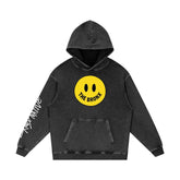 Have a Bronx Day Snow Washed Loose Cotton Hoodie