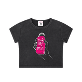 Mad Bills to Pay x BXN Snow Washed Crop Top (Lim. Ed. Drop) — limited edition snow washed crop top — image 1