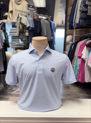 Men's Holderness & Bourne Polo, patterned, torch