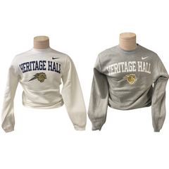 Men's Nike sweatshirt, wt. Her Hall, gld horse