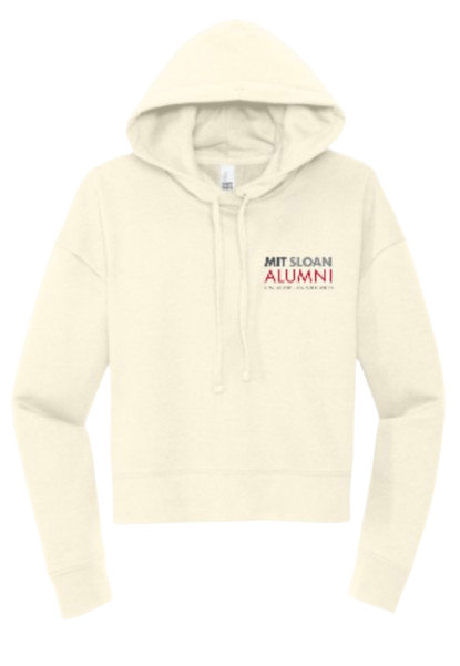 MIT Sloan Women's CROPPED Hoodie