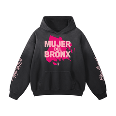 Mujer Del Bronx Heavyweight Sunfade Oversized Hoodie