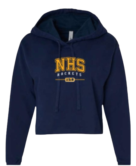 NHS 28 Cropped Hooded Sweatshirt
