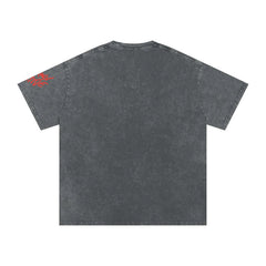 Only The Strong Survive Snow Washed Oversized Cotton T-Shirt