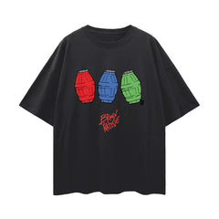 Quarter Waters Streetwear Loose Drop Shoulder T-Shirt