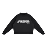 Regular Shmegular Essential Fleece Mock-Neck Crew Sweatshirt