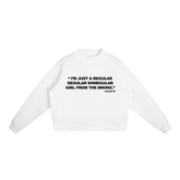 Regular Shmegular Essential Fleece Mock-Neck Crew Sweatshirt