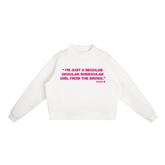 Regular Shmegular Essential Fleece Mock-Neck Crew Sweatshirt