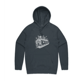 Rooted Subway Premium Hood by Bronx Native, Rooted in The Bronx hoodies streetwear