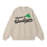 Snow Washed Oversized Sweatshirt by Bronx Native for New York summer