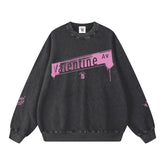 Snow Washed Oversized Sweatshirt