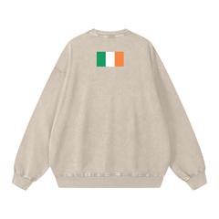 Snow Washed Oversized Sweatshirt by Bronx Native for New York summer