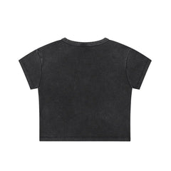 The BR💜NX Be Kind Women's Snow Washed Crop Top