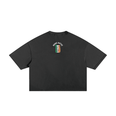 The Bronx Clover St. Patty's Day Drop Classic Frayed Boxy Tee by Bronx Native