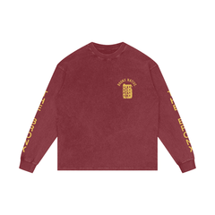 The Bronx Flower Acid Wash Oversize Long Sleeve T-Shirt Alt Colorway by Bronx Native for New York summer
