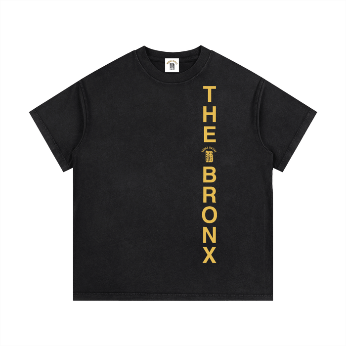 The Bronx Flower Vintage Wash Cotton T-Shirt by Bronx Native