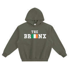 The Bronx Irish Flag St. Patty's Exclusive Fleeced Boxy Hoodie by Bronx Native for New York summer