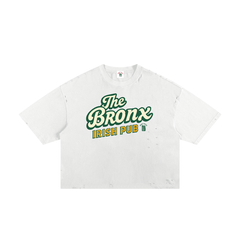 The Bronx Irish Pub St. Patty's Day Frayed Boxy Tee