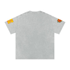 The Bronx New York Snow Washed Oversized Cotton T-Shirt