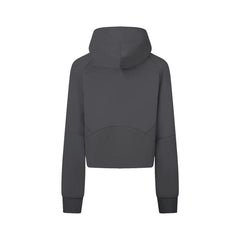 The Bronx New York Womens Cropped Zip-Through Hoodie