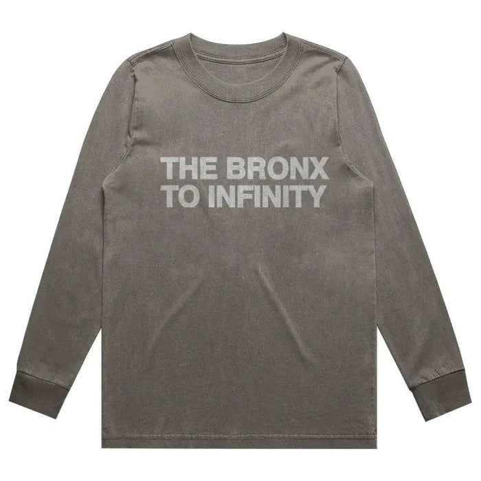 The Bronx to Infinity Womens Heavy Faded LS Tee